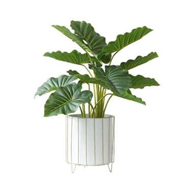 Imagem de SLGGPJBU Plantas falsas plantas artificiais plantas tropicais nórdicas árvore artificial folhas verdes árvore falsa plantas falsas bonsai para decoração de escritório em casa plantas artificiais