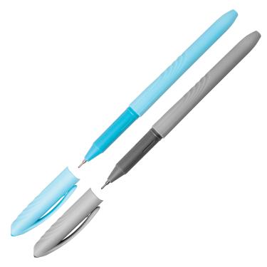 Imagem de CANETA ESF ECHO 0,7 C/2 AZUL PRETO CIS