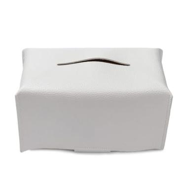 Imagem de yghlh Casa Cozinha Retangular para Casa de Banho Suporte de Caixa de Papel Capas de Caixa de Lenço de Couro (D 24,5 cm)