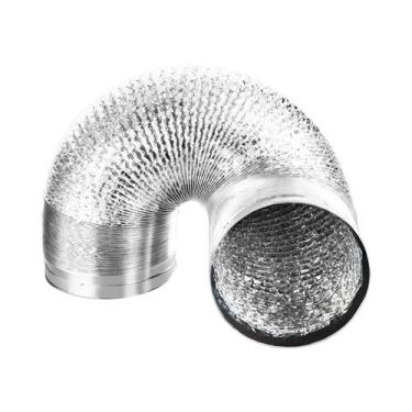 Imagem de Tubo Ventilador Flexível De Alumínio 80-200mm Mangueira De Ventilação 