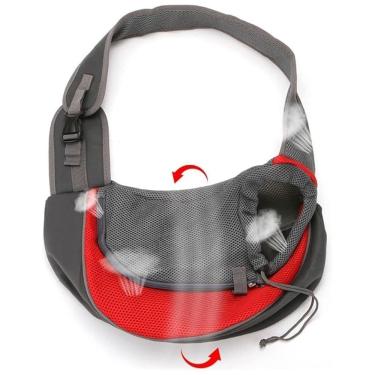 Imagem de Bolsa Transporte Pet Canguru Gato Cachorro Caes Animais Estimaçao Passeio Viagem Caminhada Lazer Segurança Confortavel