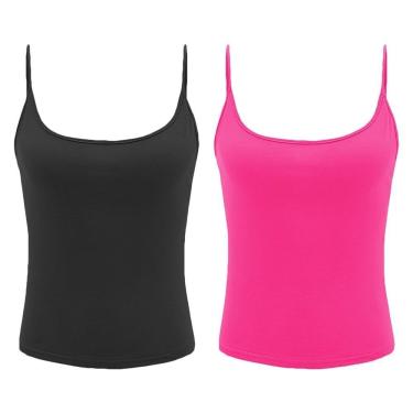 Imagem de Kit 2 Regatas de Alcinha PMC Básica Feminina