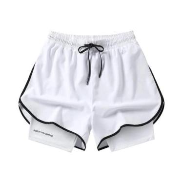 Imagem de Shorts De Treino Unissex De Secagem Rápida Para Corrida, Esportes De V