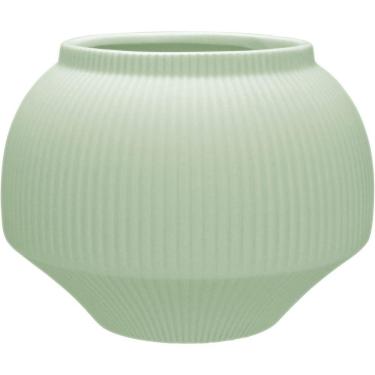 Imagem de Vaso Decorativo Enfeite Redondo Home&co Cerâmica 12x15 Verde