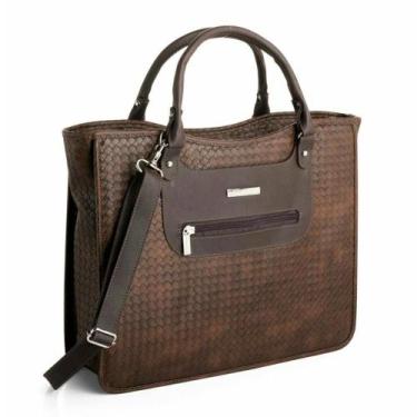 Imagem de Pasta / Bolsa Executiva Para Notebook 15.6 Em Tressê Femini - Viccina,