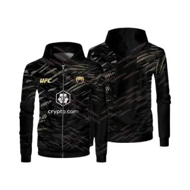 Imagem de Jaqueta Masculina Com Zíper E Capuz UFC 2026 Nurmagomedov Extreme Boxi