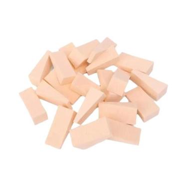 Imagem de Esponja De Maquiagem Macia Em Formato De Cunha Para Base 20 60 100 Uni