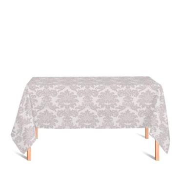 Imagem de Toalha de Mesa Retangular em Tecido Jacquard 100% Poliéster Medalhão P