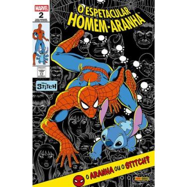 Imagem de O Espetacular Homem-Aranha (2025) 02 - Capa Variante Stitch - Marvel C
