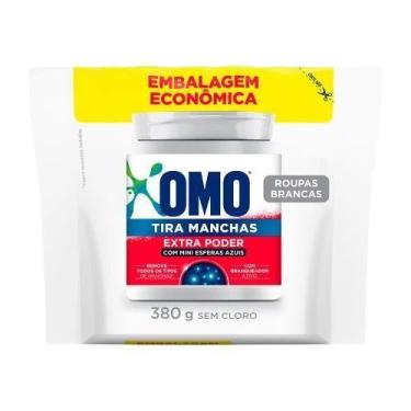 Imagem de Tira Manchas Omo Extra Poder Roupas Brancas Pó Refil 380 G