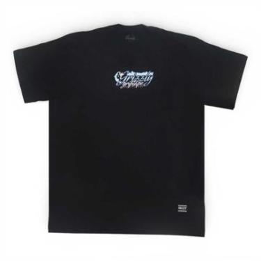Imagem de Camiseta Grizzly Glacier Script - Preto (Oversize)-Masculino