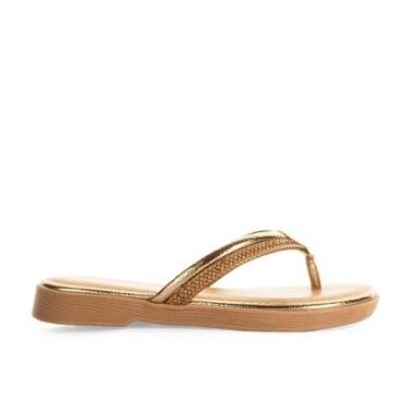 Imagem de Chinelo Mississipi Flatform Metalizado MC561-Feminino