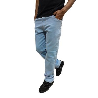 Imagem de Calça Jeans Reta Masculina Straight Tradicional On Cross-Masculino