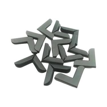 Imagem de Cantoneiras De Metal Pretas 28x28x6mm 20 Peças Para Álbuns De Fotos, M