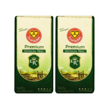 Imagem de Kit 2 cafe 3 coracoes premium est real vacuo 500g - 3 Corações