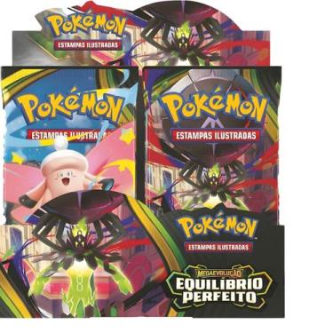 Imagem de Cartas Pokémon Booster Equilíbrio Perfeito c/144 Cards Copag