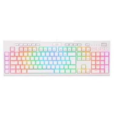 Imagem de Teclado mecanico usb gamer brahma pro rgb switch blue redragon k586w-r