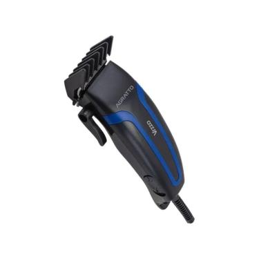 Imagem de Maquina De Cortar Cabelos Kit Vizzo Agratto Preto 110V