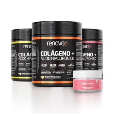 Imagem de Kit 3 Colágenos Renova Be Verisol Com Biotina + Creme Facial, 1 Tropic