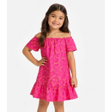 Imagem de Vestido Infantil Estampado Infinita Cor Rosa