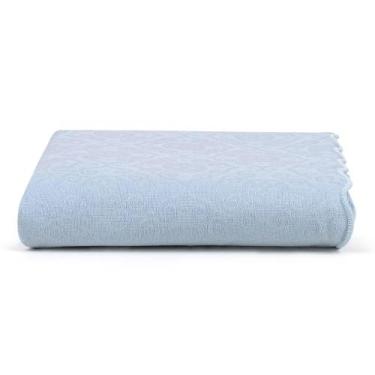 Imagem de Colcha Tognato Piquet Jacquard Capela - 100% Algodão - Queen, Azul