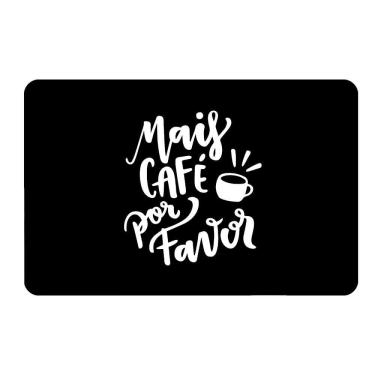 Imagem de Jogo Americano Hauskraft Mais Café em PVC 43x28cm 1 Peça