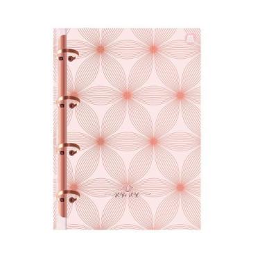 Imagem de Caderno Argolado Colegial 160 Fls. Animativa - Rosa Rose 4
