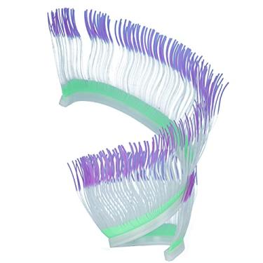 Imagem de GLOGLOW Decoração de enfeite de aquário, decoração de anêmona marinha, planta artificial brilhante para aquário de peixes marinhos