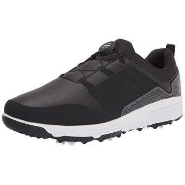 Imagem de Skechers Sapato de golfe masculino à prova d'água Torque Twist, Preto, 10 Wide