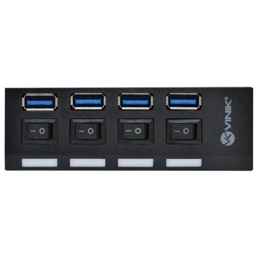 Imagem de Hub Usb 3.0 4 Portas Com Interruptor Huv-50