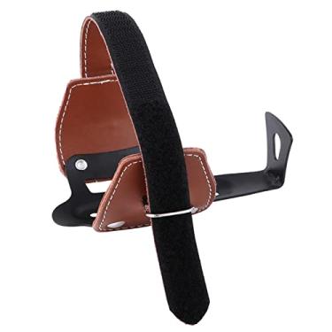 Imagem de Fancyes Suporte garrafas com suporte para de couro PU acessórios para retrô para de