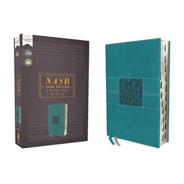 Imagem de Nasb, Thinline Bible, Leathersoft, Teal, Red Letter Edition, 2020 Text, Thumb Indexed, Comfort Print: New American Standard Bible, Teal, Leathersoft, Red Letter, Thinline, Comfort Print