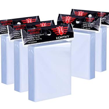 Imagem de 500 Counts Card Sleeves Toploaders for Trading Card, Soft Baseball Card Penny Card Sleeves Fit for Stardard Cards, Football Card, Sports Cards, MTG, Yugioh