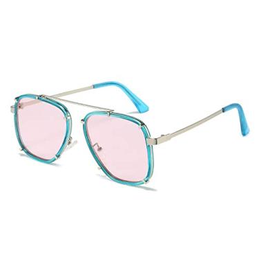 Imagem de Óculos de sol polarizados ovais de garra exclusivos para mulheres óculos de sol de liga de luxo masculino vintage óculos pretos, 6, sem estojo