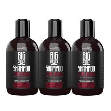 Imagem de Shampoo Para Barba Big Barber 250ml Caixa Com 3 Unidades