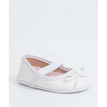 Imagem de Sapatilha infantil bebes branco Molekinha batizado/festas Cor:branco;Tamanho:Fase 3