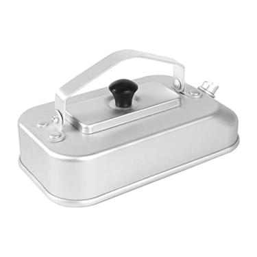 Imagem de Esquirla Chaleira de água de acampamento Chaleira de chá Chaleira externa utensílios de cozinha pequenos com alça de água Bule de chá para viagem