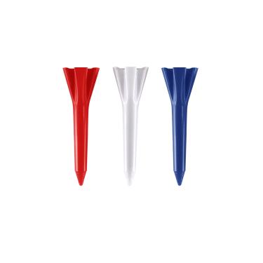 Imagem de IZZO Camisetas de golfe de plástico, 3,8 cm, vermelho/branco/azul