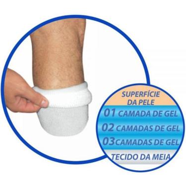Imagem de Meia para Coto Amputacao Transtibial Triplo GEL ORTHO Pauher