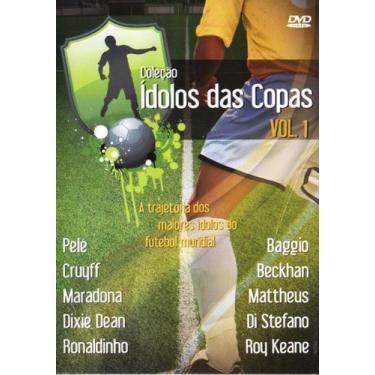 Imagem de Dvd Coleção Ídolos Das Copas - Pelé Maradona Ronaldinho Vol1 - Cine Ar