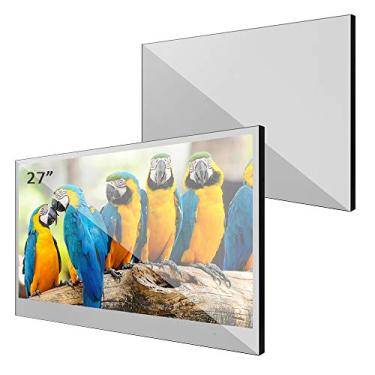 Imagem de elecsung TV espelhada inteligente de 68.6 cm para banheiro IP66 à prova d'água com sintonizador HDTV integrado (ATSC) e Wi-Fi e Bluetooth (sistema Android 11.0)