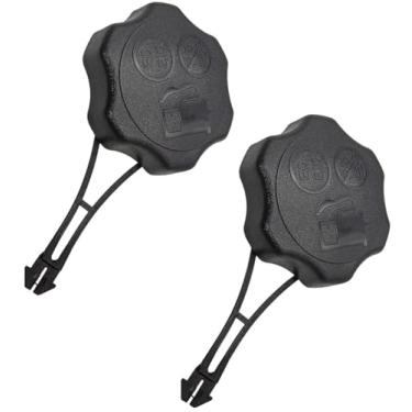 Imagem de Tampa de tanque de combustível 594061 adequada para cortador de grama com motor Briggs & Stratton 675Exi 725Exi (embalagem com 2)