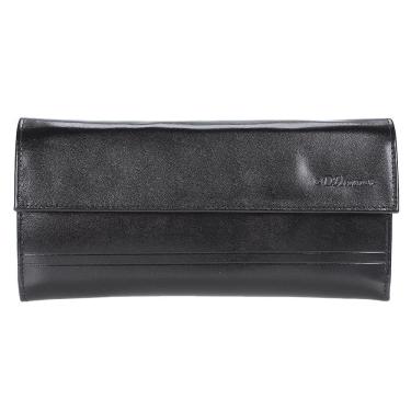 Imagem de Carteira Feminina em Couro Preto 