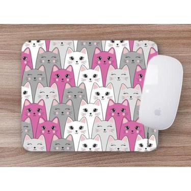 Imagem de Mouse Pad Emborrachado Personalizado Gatos Cat Felino - Deluzz, Pequen