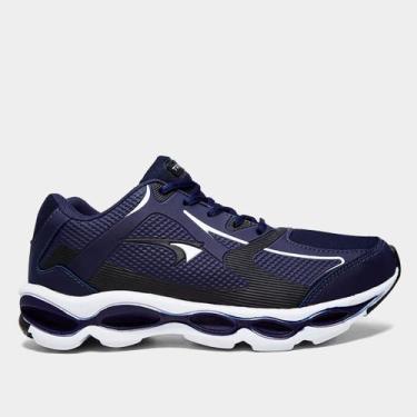 Imagem de Tênis Tryon Impacto Masculino, Marinho, Preto, 41