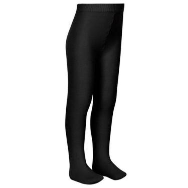 Imagem de Meia-Calça Infantil Lupo 02526-001 Lisa, Preto, PP