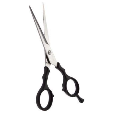 Imagem de Tesoura Profissional Para Cabelos Fio Laser 6,5 - Marco Boni, Preto