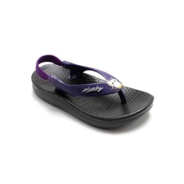 Imagem de Chinelo personagem de criança menina e menino infantil com elástico an