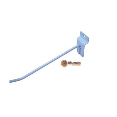 Imagem de Gancho Expositor P/ Painel Canaletado Branco 30cm-100uni - Mundo Canal