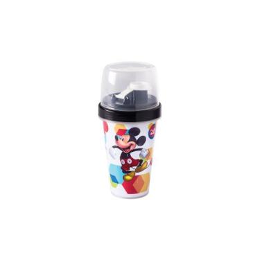 Imagem de Mini Shakeira Copo Infantil Mickey 320 Ml Misturador - Plasutil